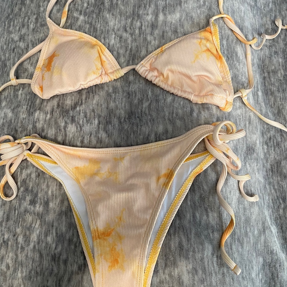 Orange bikini